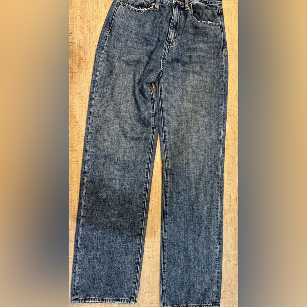 Pistola Straight Leg Blue Jeans